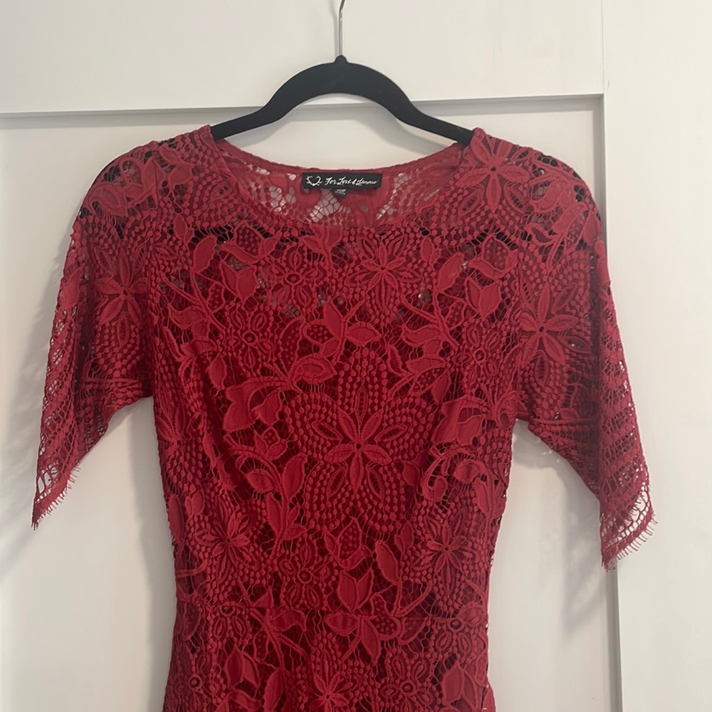 For love and lemons lace midi dress